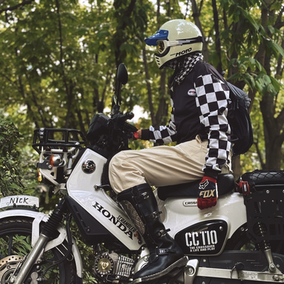 长路计划防摔四季复古骑行裤