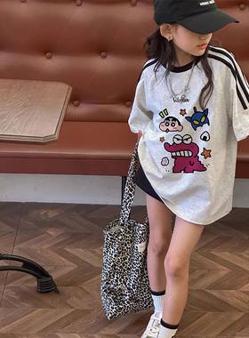 女童短袖T恤夏装蜡笔小新儿童