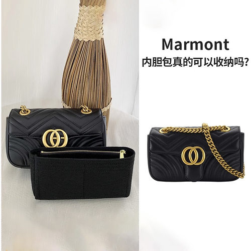 适用古驰marmont马蒙内胆包