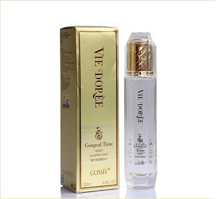 姿语专柜正品  倾世金颜凝时唤能精华水130ml  锁水补水