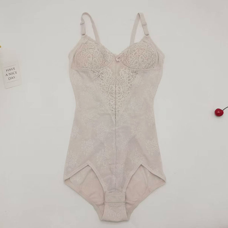 连体塑身网眼透气束身