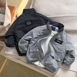贝哆哈儿童冬季棉服男童保暖棉衣外套帅气中大童秋冬款上衣棉袄