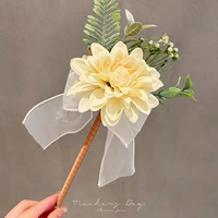 Желто-цветочная ручка