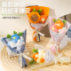 教师节礼物迷你毛线花仿真花小清新花束礼品送女生妈妈伴手礼花束