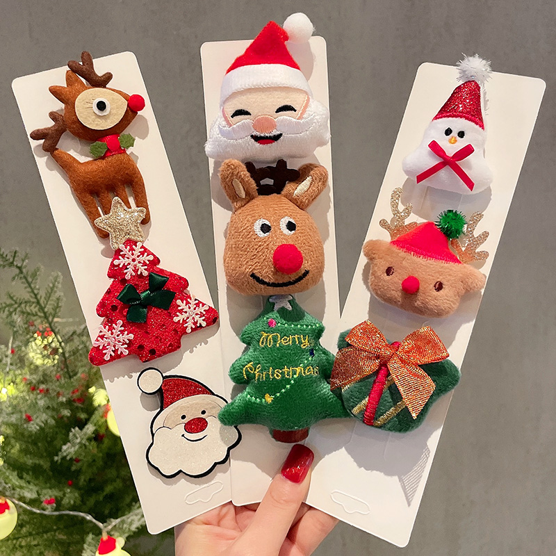 圣诞节饰品圣诞麋鹿胸针