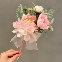 Розовая ручка с розовой-золотой