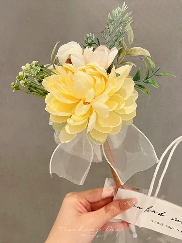 Дар Дар учителя подарок цветочный ручка вечный цветочный детский сад придает учительнице практическое пирожное букет пирог с творческим подарочным букет