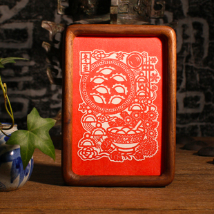 DIY国潮二十四节气非遗拓印模板石头拓版素材版画青石24传拓体验