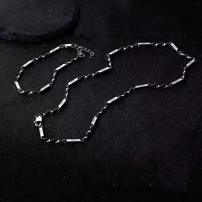 莫比乌斯项链男生新款潮牌百搭