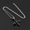 Thick Cross Pendant Necklace