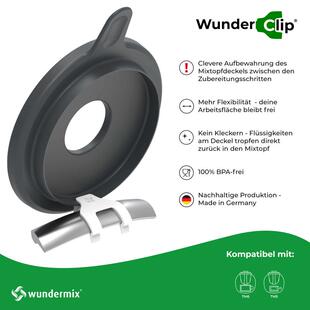 盖子支架适用TM5小美配件TM6美善品Thermomix德国进口WunderClip