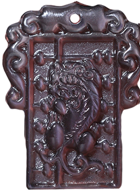 彩虹眼冰种黑曜石雕刻算盘项链