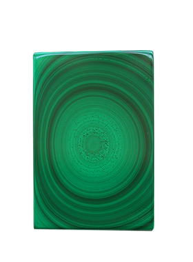 碧雅原矿孔雀石吊坠绿色水晶挂件