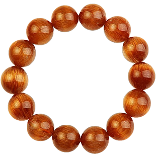 碧雅 铜发晶手链强金属感正品猫眼顺发11.5mm男款女款38.8g