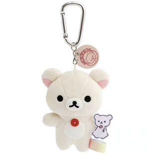 现货日本代购轻松熊rilakkuma 3月雨过天晴雨衣限定挂件ss玩偶