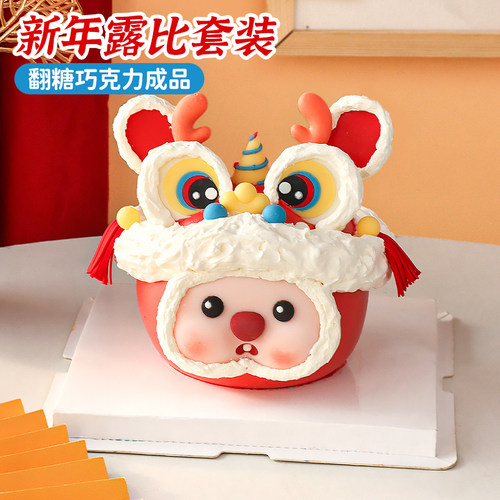 新年露比年兽小海狸巧克力配件