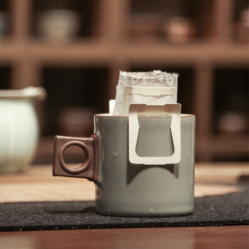 景德镇如器汝窑马克杯开片可养咖啡杯泡茶杯水杯办公室杯子高档