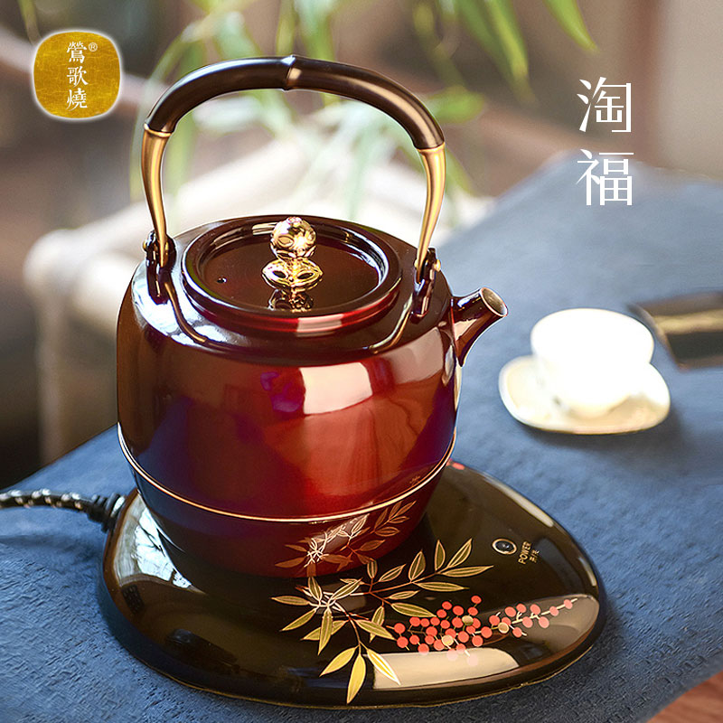 提梁壶电热水壶家用煮水壶316不锈钢功夫茶烧水壶泡茶专用煮茶壶