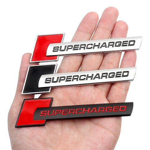 奥迪机械增压车标SUPERCHA