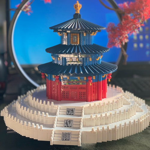 魔域高难度祈年殿天坛榫卯积木
