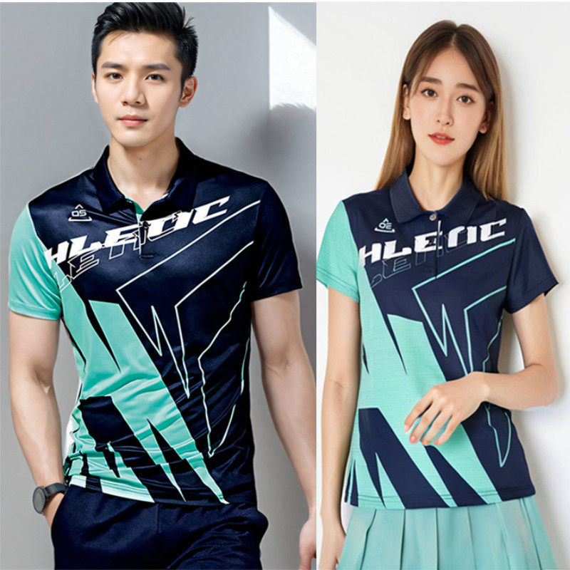 2026春夏新品羽毛球服男女套装韩国速干球衣跑步打球运动定制包邮