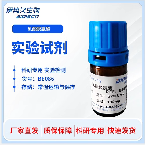 L-乳酸脱氢酶/L-LDH 生化试剂 科研 高品质乳酸脱氢酶 9001-60-9