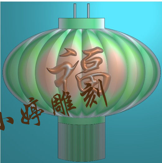 福字灯笼雕刻图石雕墓碑板精雕图灯笼浮雕图灯笼福字石雕图灰度图