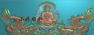 石材雕刻图石雕墓碑帽头龙佛精雕图图龙鱼观音碑头翘角浮雕图灰度