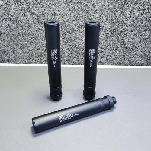 14逆牙金属消音器模型无功能装饰