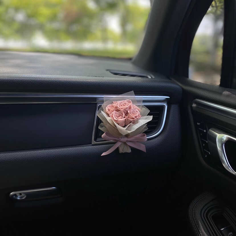 生日礼物玫瑰花束家居摆件mini