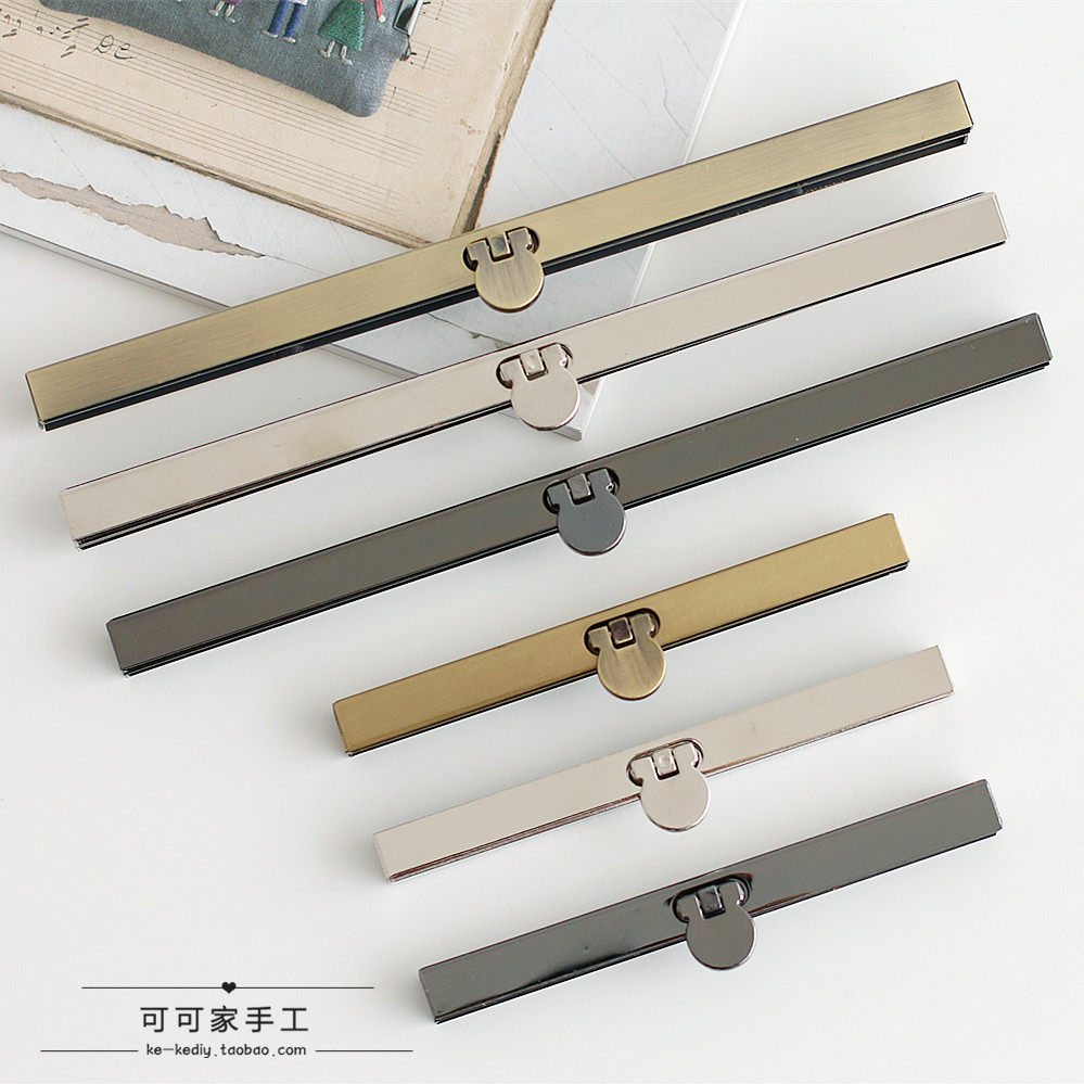 优质11.5cm/19cm边条螺丝口金 古铜/银/枪黑 布艺手工DIY 包包