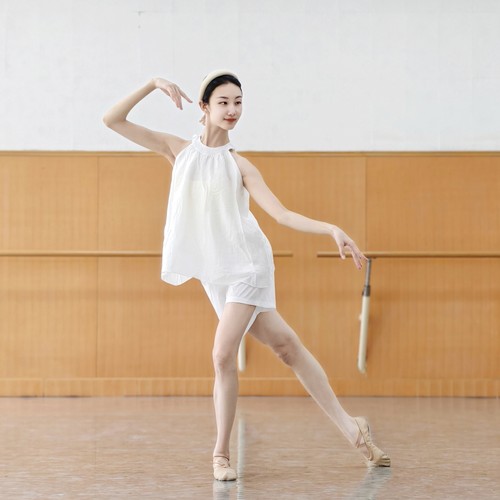 现代舞练功服女古典舞新中式国风无袖舞蹈服日常可穿显瘦时尚舞衣