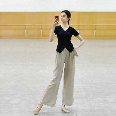 斑斓舞韵现代舞阔腿裤飘逸