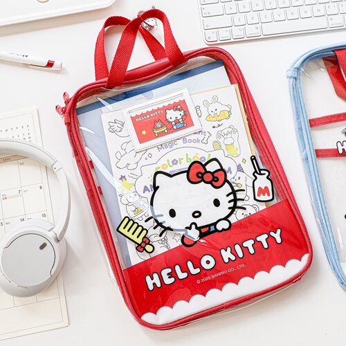 hellokitty手提式拉链文件袋