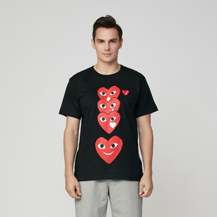 高街情侣装 美式 夏季 短袖 纯棉印花tee打底衫 T恤男女款 孤品捡漏