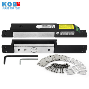 KOB剪力磁力锁1000KG公斤欧式门禁电磁锁12V24V电控锁单门磁吸锁