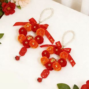 2026马年新年扭扭棒花环挂件手工diy材料包伴手礼挂饰沙龙活动