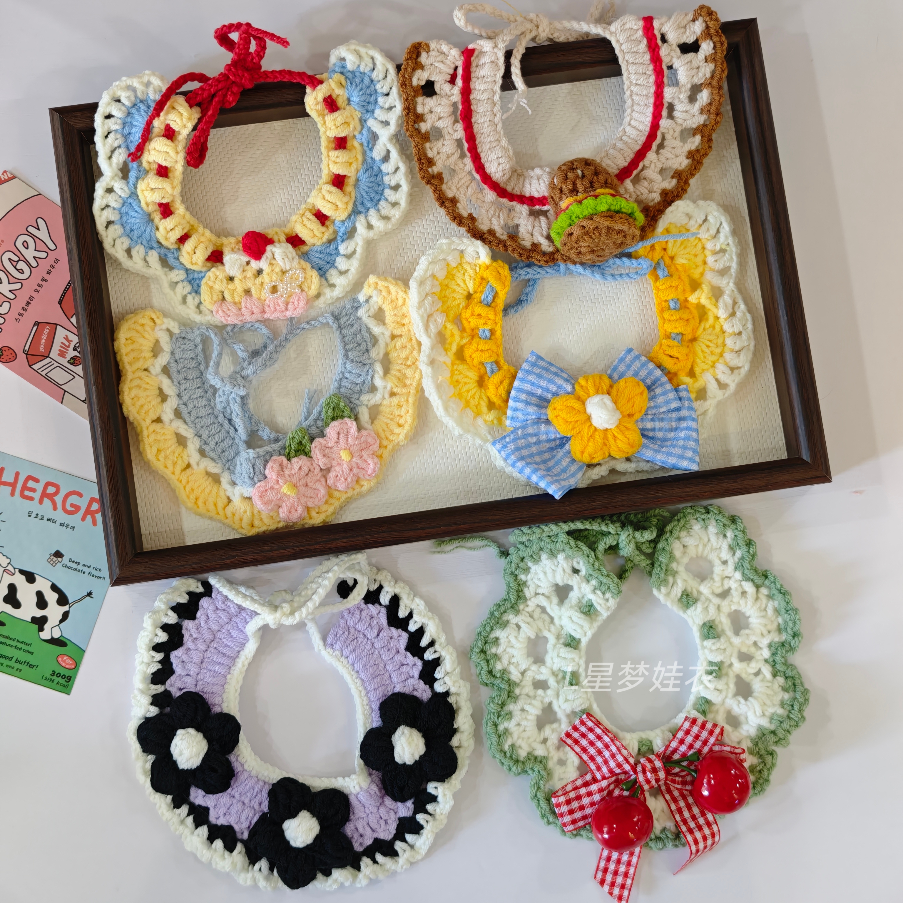 玩偶口水巾围嘴围兜项圈巴塞罗