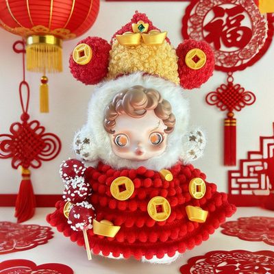 新年财神爷套装SP娃衣光织园冬日