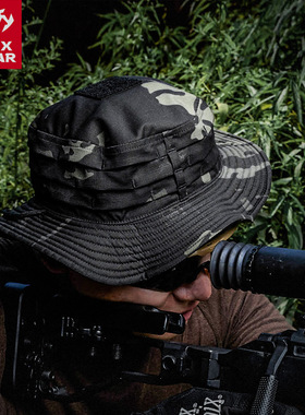 MAXGEAR鹖冠奔尼帽 男军迷帽户外运动垂钓露营旅游BC风软顶渔夫帽