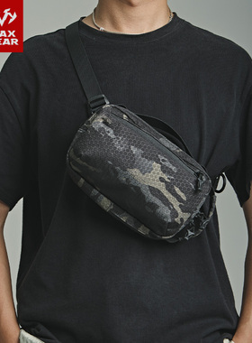 MAXGEAR M3胸包中性男女城市时尚休闲户外运动耐磨多功能挂包腰包