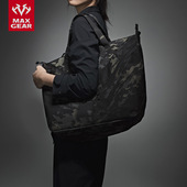 MAXGEAR 夜叉托特包 男女都市户外通勤休闲质感大容量单肩斜挎包