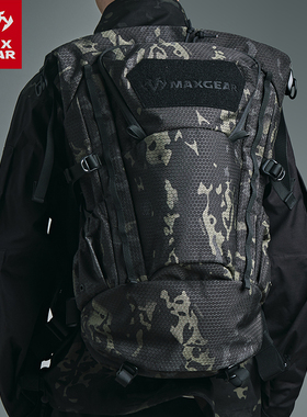 MAXGEAR食铁者卷顶运动背包 模块化挂载登山包 通勤大容量双肩包