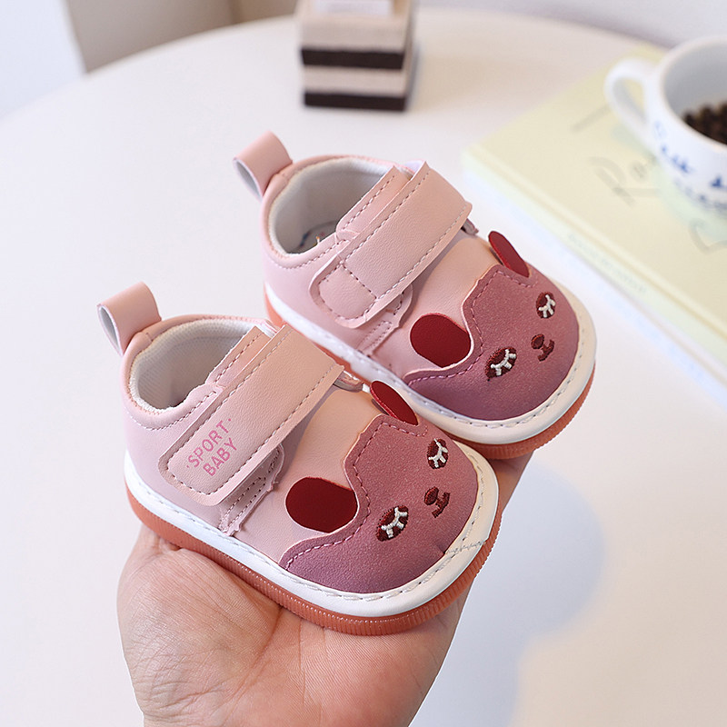 春秋新款婴儿学步鞋卡通小童鞋子0-1到2岁软底防滑叫叫鞋6-12个月,童鞋/婴儿鞋/亲子鞋,学步鞋,淘宝优惠券,粉丝福利购,淘宝优惠卷