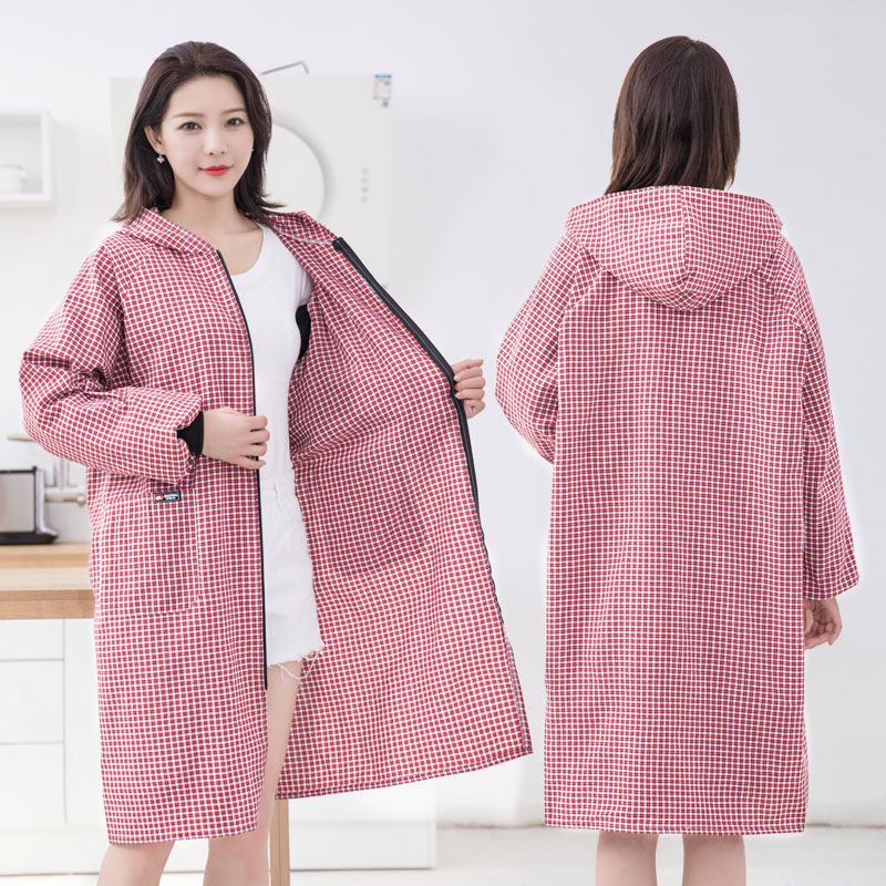 纯棉围裙男女2021新款网红长袖罩衣家用厨房反穿衣成人时尚工作服,家庭/个人清洁工具,围裙,淘宝优惠券,粉丝福利购,淘宝优惠卷