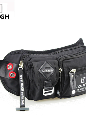 TOUGH腰包男女潮牌ins休闲斜跨男士户外多功能大容量运动腰带防水