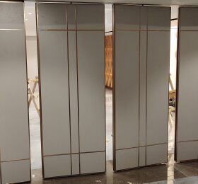 江西省酒店活动隔断折叠门吊轨道办公室移动隔墙饭店推拉屏风