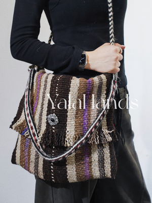 西藏牦牛毛纯手工编织包我的阿勒泰同款嬉皮流浪斜挎个性腋下包