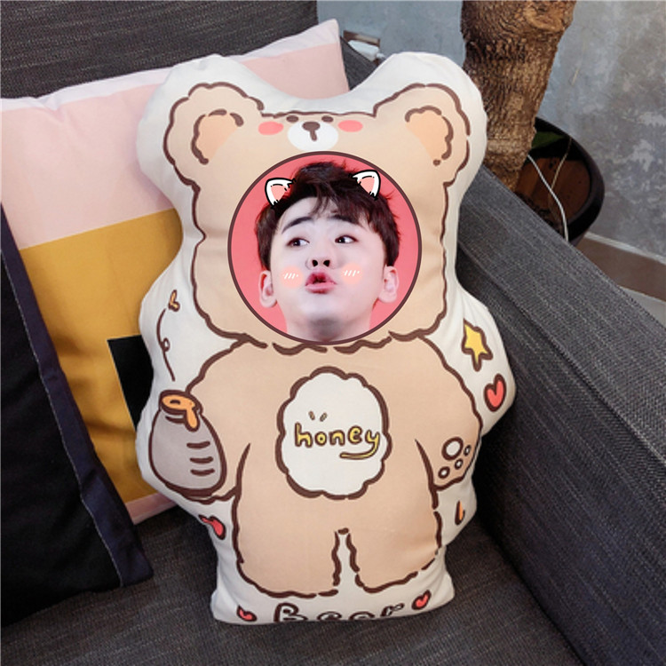 张云雷人形抱枕定制照片diy异形靠垫娃娃公仔q版可爱真人玩偶礼物