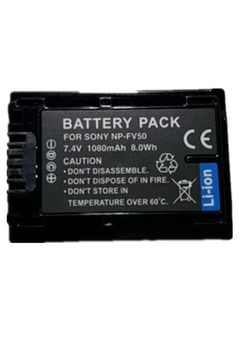 适用 FDR-AX100E AXP55 AX60 AX700摄像机锂电池NP-FV50 FV50